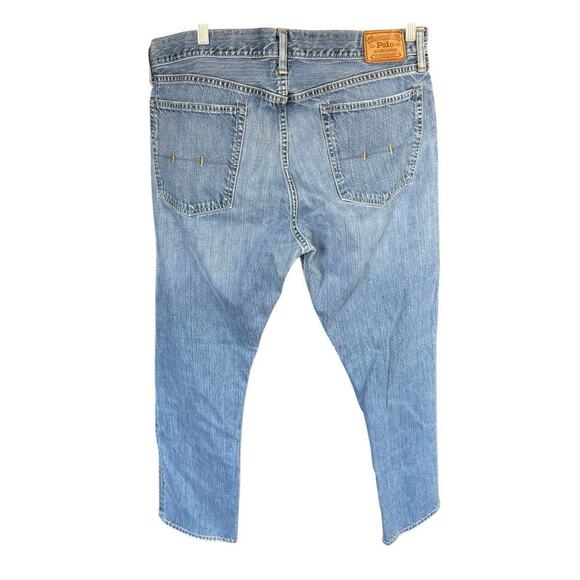Vintage Polo Ralph Lauren Jeans Men's 36x32 Blue Straight Leg Medium Wash Denim - Picture 4 of 11